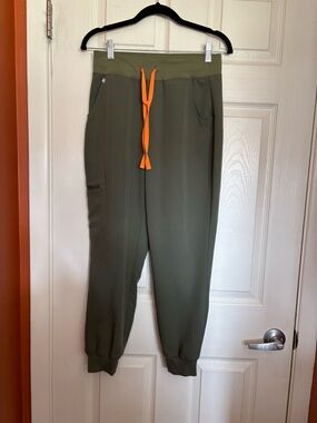 FIGS Moss Zamora High Waisted Jogger Scrub Pants